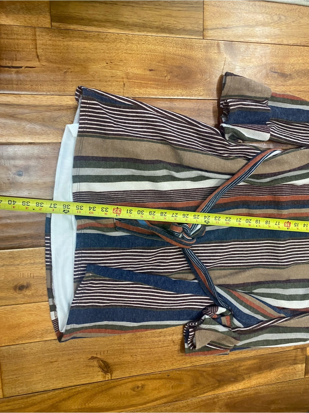 Ces Femme Striped Top in Blue, Olive, Rust, Cream - Picture 6 of 7